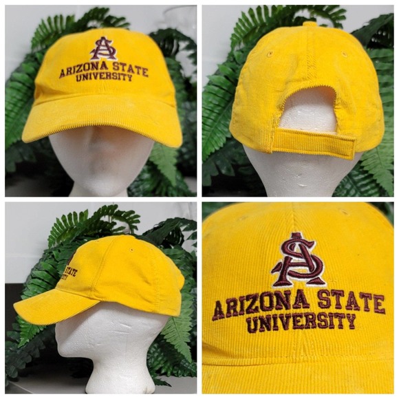 Vtg Twins Enterprise Arizona State Sun Devils ASU Corduroy Hat - Picture 1 of 12